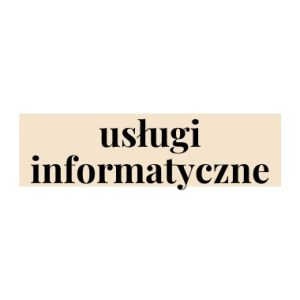 usługi informatyczne